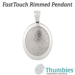 FastTouch Rimmed Pendant (square + logo)